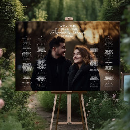 Hochzeitsplattform mit Foto Poster