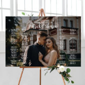 Hochzeitsplattform mit Foto Poster