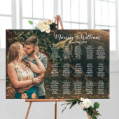 Hochzeitsplattform mit Foto Poster