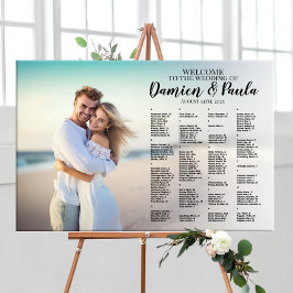 Hochzeitsplattform mit Foto Poster