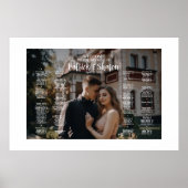 Hochzeitsplattform mit Foto Poster (Vorne)