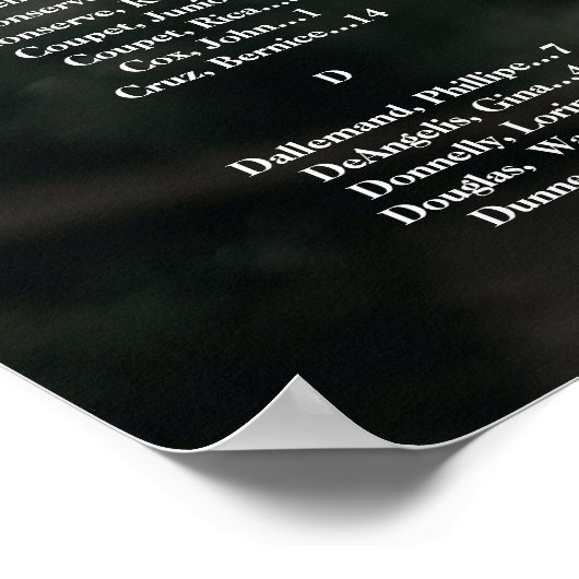 Hochzeitsplattform mit Foto Poster (Ecke)