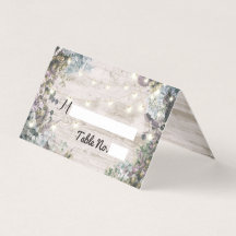 Hochzeitsplatz Tischnummer Chic florale Holzleucht