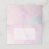 Hochzeitsplatzkarten | Gefaltete Platzkarten | Lee (Außenseite Aufgefaltet)