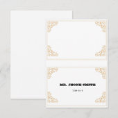Hochzeitsplatzkarten-Vorlage (Vorne/Hinten)