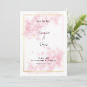 Hochzeitsportrait Einladung (Stehend Vorderseite)