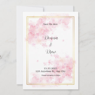 Hochzeitsportrait Einladung