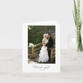 Hochzeitsportrait Vielen Dank für Ihre Aufmerksamk Dankeskarte