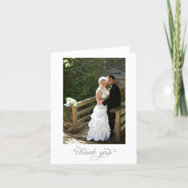 Hochzeitsportrait Vielen Dank für Ihre Aufmerksamk Dankeskarte