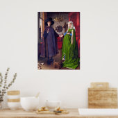 Hochzeitsportrait von Jan Van Eyck - Poster Art (Küche)