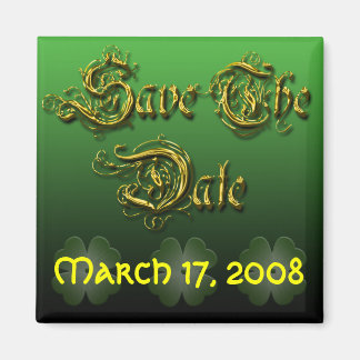 Hochzeitspostage-Briefmarke Magnet