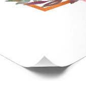 Hochzeitsposter Poster (Ecke)