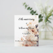 Hochzeitspostkarte Einladung (Stehend Vorderseite)