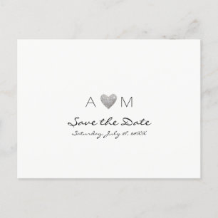 Hochzeitspostkarte für eine Save the Date Einladun Ankündigungspostkarte