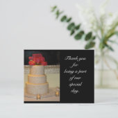 Hochzeitspostkarte Postkarte (Stehend Vorderseite)