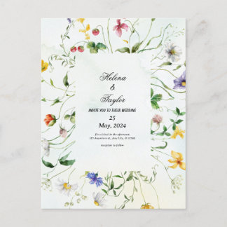 Hochzeitspostkarte Postkarte