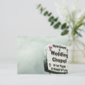 Hochzeitspostkarte Postkarte (Stehend Vorderseite)