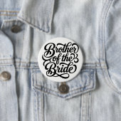 Hochzeitsprobeessen Bruder der Braut Button (Beispiel)