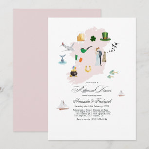 Hochzeitsprobeessen in Irland Einladung