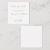 Hochzeitsprofi Minimalist Begleitkarte (Vorne/Hinten)