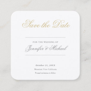 Hochzeitsprofi Minimalist Begleitkarte