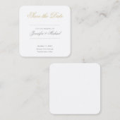 Hochzeitsprofi Minimalist Begleitkarte (Vorne/Hinten)