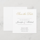Hochzeitsprofi Minimalist Einladung (Vorne/Hinten)