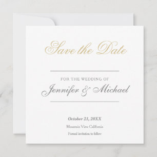 Hochzeitsprofi Minimalist Einladung