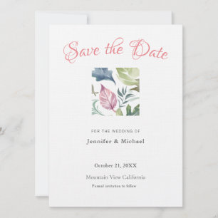 Hochzeitsprofi Minimalist Plain Modern  Save The Date