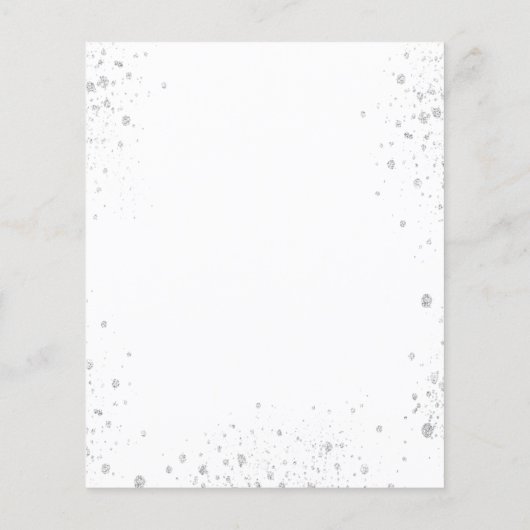 Hochzeitsprogramm (Rückseite)