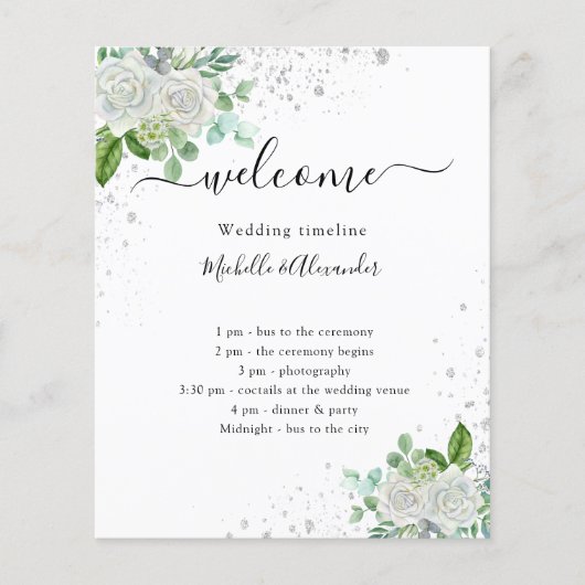 Hochzeitsprogramm (Vorderseite)