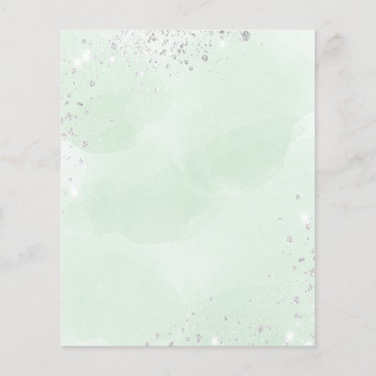 Hochzeitsprogramm (Hinten)