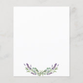 Hochzeitsprogramm (Rückseite)