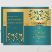 Hochzeitsprogramm (Vorne/Hinten)