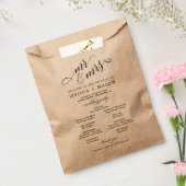 Hochzeitsprogramm Bags Einzigartige Programmideen Geschenktütchen (Versiegelt)