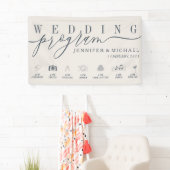 Hochzeitsprogramm Benutzerdefinierte Symbole Timel Banner (Insitu)