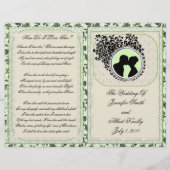 Hochzeitsprogramm (Bifold Design) (Vorderseite)