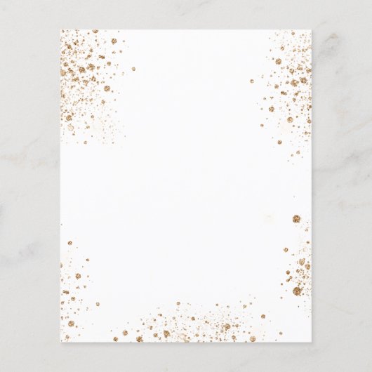 Hochzeitsprogramm Blumenkalyptus (Hinten)