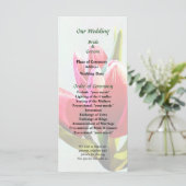 Hochzeitsprogramm der Gruppe der Roten Tulips Programm (Stehend Vorderseite)