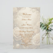 Hochzeitsprogramm der Lovely Rose (Stehend Vorderseite)