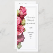 Hochzeitsprogramm der Rosa-Rosa-Kirche Programm (Vorne/Hinten)