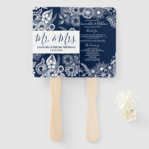 Hochzeitsprogramm der White Navy für Florals