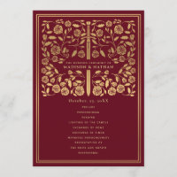 Hochzeitsprogramm des Roten Königlichen Mittelalte