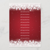 Hochzeitsprogramm einfügen Zauber Sparkle Rot Programm (Vorderseite)