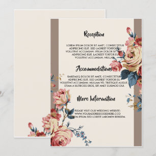 Hochzeitsprogramm Einladung