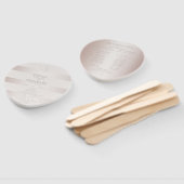 Hochzeitsprogramm Elegante Moderne Perlmutt Fächer (Non-assembled)