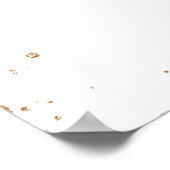 Hochzeitsprogramm Eukalyptusgrün Poster (Ecke)