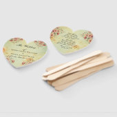 Hochzeitsprogramm Fächer (Non-assembled)