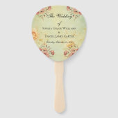 Hochzeitsprogramm Fächer (Vorderseite)