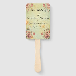 Hochzeitsprogramm Fächer